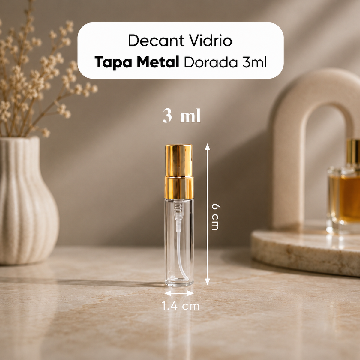 ENVASE 3ML - TAPA METAL
